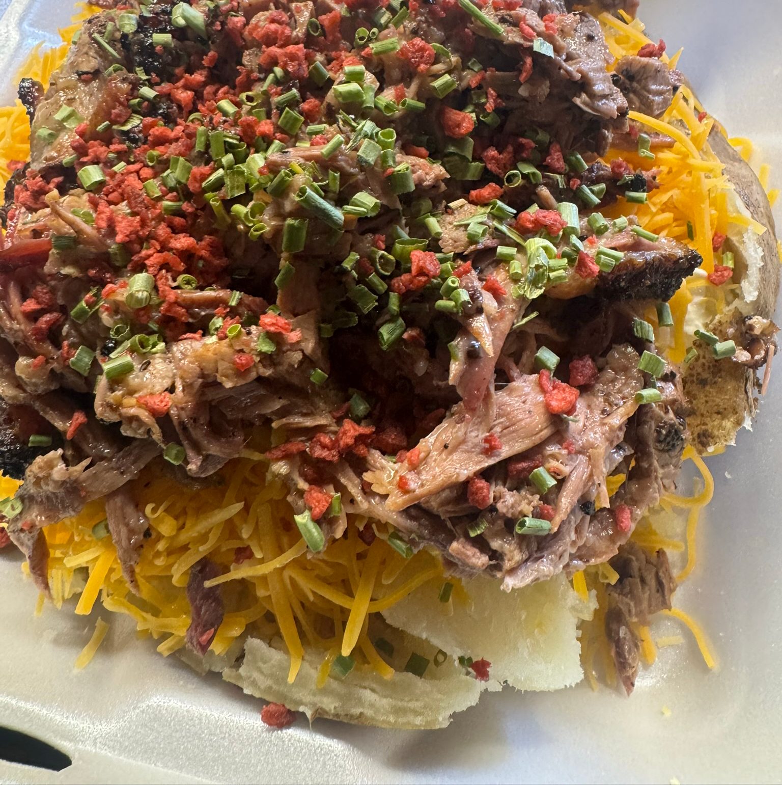 Brisket Loaded Potato.